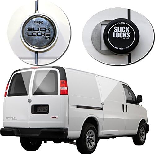 Slick Locks Chevy/GMC комплет за лизгање на вратата, комплетен со вртења, капаци за временски услови и брави