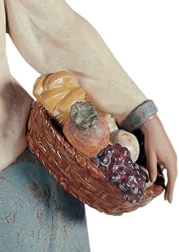 Сезонски подароци на Lladró Woman Woman Figurine. Слика од порцеланска жена.