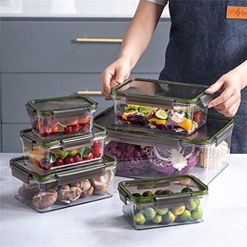 SLNFXC Кутија За Складирање Фрижидер Свеж Зеленчук И Контејнер За Складирање Овошје Со Кутија За Складирање Капаци