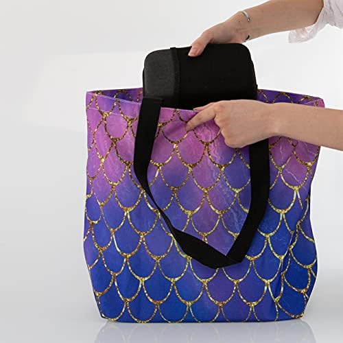 Екомекс платно торба за жени, големи торбички торбички торбички торбички за еднократна употреба на намирници, торба за рамо за чанти за