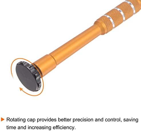 HARFINGTON 2PCS Алуминиум прецизен шрафцигер 2.5мм магнетна глава за вртење на капакот за завртки за завртки за телефонски часови за поправки