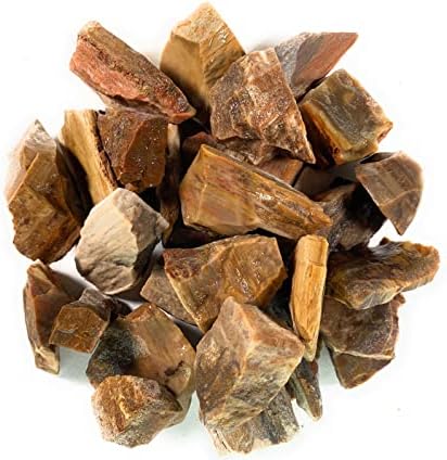 Материјали за хипнотички скапоцени камења: 1/2 lb најголемиот дел од груби скаменети дрвени камења од Мадагаскар - сурови природни
