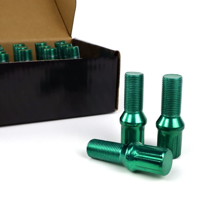 ОМП сет од 20 завртки за Дин 10,9 клуч 17/19 L: 27 mm, M14 x 1,25, зелена