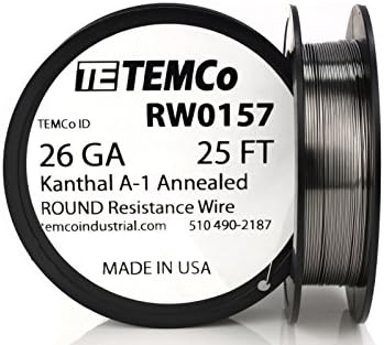 Temco Kanthal A1 жица 26 мерач на 100 метри отпор AWG A-1 GA