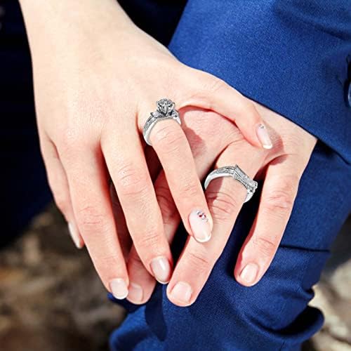 2023 Нов прстен -Клеј, наречен креативен дијамант, носат женски розови луксузни в Valentубени, да бидат дијамантски прстенести