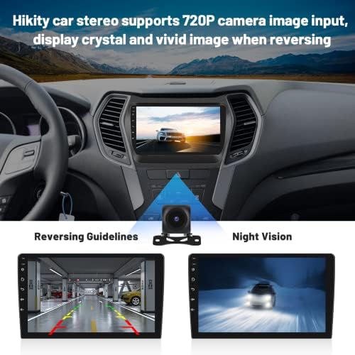 За Hyundai Санта FE IX45 2013-2017 Радио Со Apple CarPlay &засилувач; Андроид Авто 9 инчен Андроид 11 Автомобил Стерео ГПС Навигација