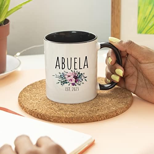 Younique Designs Abuela кригла, 11 мл, Regalos Para Abuela, Cup Abuela на шпански јазик, прв пат баба кригла, Cupу Нова баба за