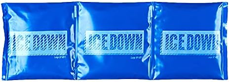 МРАЗ. Надолу голема завиткана ледена пакет со ледени пакувања со 2 гел ладни пакувања, задно ладно обвивка, терапија со мраз на колк, пакет мраз