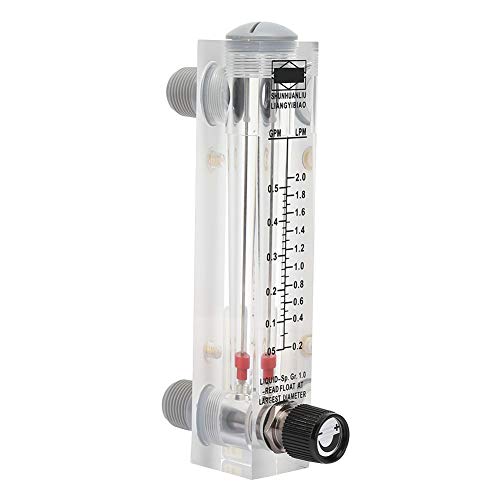 0,1-0,5gpm вода мерач на течност за проток на вода Алатка за вода Течност Течност Внатрешен мерач на проток Ротаметар Прилагодлив панел