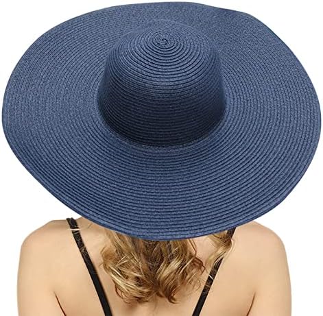 Летни капаци на плажа за сончање за жени случајна слама сонце широка капа на отворено UV UPF заштита за патувања капачиња капачиња капачиња