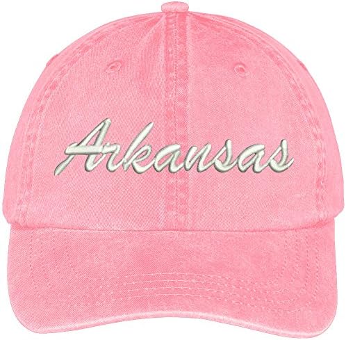 Трендовски продавница за облека Арканзас држава извезена памучна капаче за прилагодување на низок профил