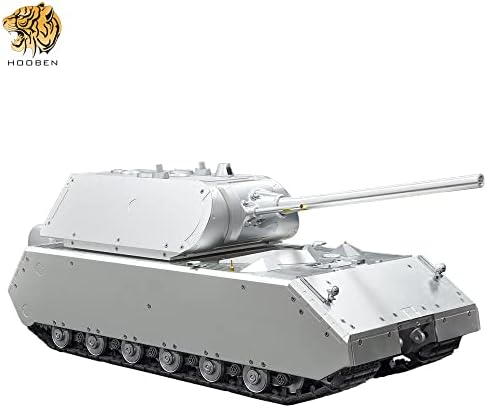 Hooben 1/16 Германија целосен метал Маус Супер тежок резервоар Panzerkampfwagen VIII Panzer RTR 6605