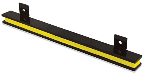 13 ”држач за магнетна алатка со тешка должност, лесен вметнување, 20-lb по инч влечење сила, црн прашок палто со жолта лента со жолта