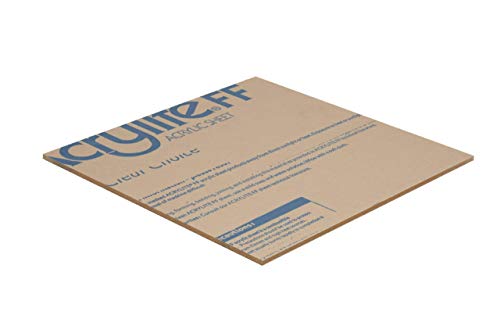 ФАЛКен дизајн акрилен плексиглас лист, сина транспарентна, 24 x 24 x 1/8