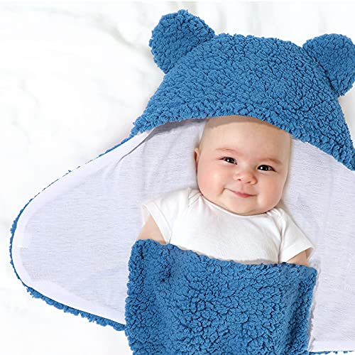 Симпатично новороденче ќебе за бебиња, завиткан за спиење, облека за девојчиња за момчиња од новороденче, примање ќебиња за новороденче 0-6 месеци,