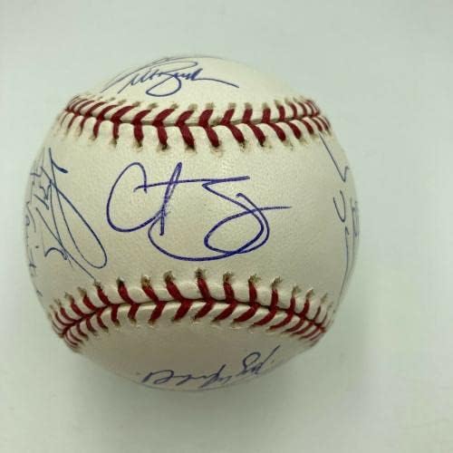 Тимот на шампиони во Светска серија во Бостон Ред Сокс го потпиша В.С. Бејзбол JSA COA - Автограмирани бејзбол