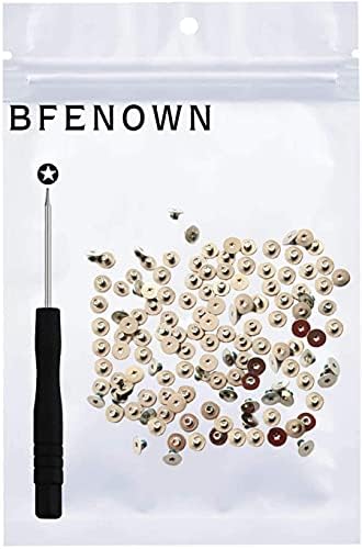 BFENOWN 50PCS Замена на тастатурата за замена навртки + шрафцигер за MacBook Pro Retina A1706 A1707 A1990 A1708 A1989 A2141 A1932