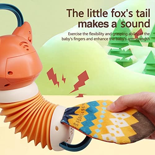 Играчки за бебиња од прагим од 6 до 12 месеци, подароци за девојче/момче, музички играчки/учење едукативна играчка со 14 звучни ефекти, играчки