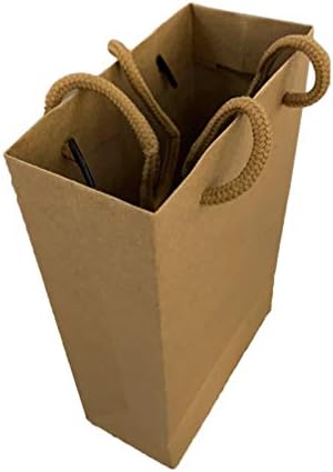 Toyandona Haper Paft Tag за 50 парчиња торби Крафт ретро намирници торбички за шопинг торбички за забави за забава торба со рачка за