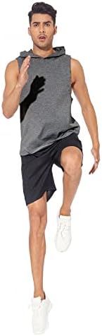 Машки тренингот резервоарот за резервоари на мажите, атлетски тренинг бодибилдинг кошули кошули памучна салата отсечена маица без ракави на мускулите