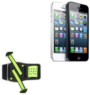 Фолч за iPhone 5 - FlexSport Armband, прилагодлив амбран за тренинг и трчање за iPhone 5, Apple iPhone 5 - Stark Green