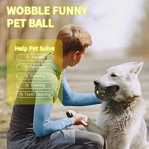 Играчка играчка со топка од кучиња во Моксас, интерактивна играчка за кучиња за агресивни џвакачи, неупотребувано куче за џвакање