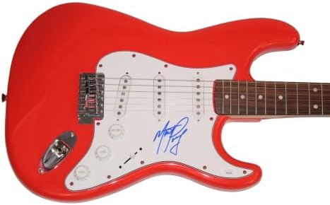 MEAT LOAF MEATLOAF MICHAEL LEE ADAY SIGNED AUTOGRAPH FULL SIZE RED FENDER STRATOCASTER ELECTRIC GUITAR W/ JAMES SPENCE JSA AUTHENTICATION - THE