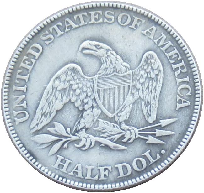 Американско знаме на половина долар 1845 година, комеморативна монета од сребрена реплика