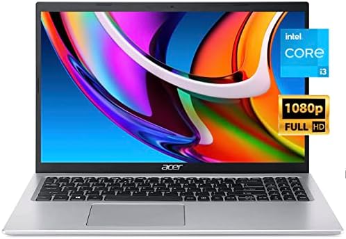 Acer 2023 Предводник Аспирација 5 15.6 FHD IPS Тенок Лаптоп, Двојадрен Intel i3 - 1115G4, 8GB RAM МЕМОРИЈА, 128GB NVMe SSD, WiFi 6, RJ-45,