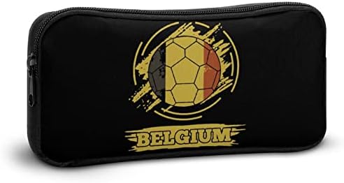 Белгија Фудбал Голем молив за кутии за молив, кутија за складирање торба за шминка за торбичка за торбичка за торбичка