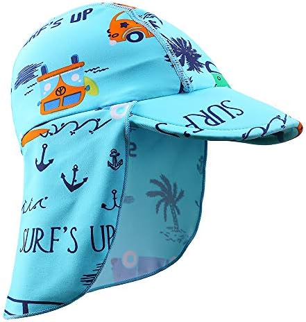Huaaniue Бебе дете дете за заштита од сонце капа upf 50 + пливање капа