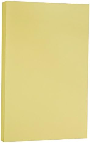 ЏЕМ ХАРТИЈА Велум бристол 67лб Картон - 8,5 х 11 Коверсток - 147 Гсм-Канаринско Жолто-50 Листови/Пакување