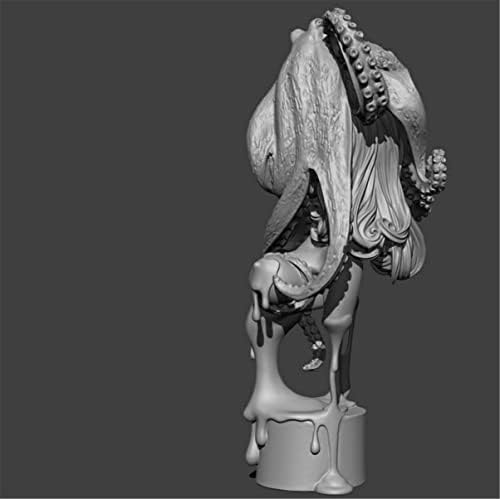 1/6 Античко длабоко море, женски воин воин биста на смола, модел на минијатурни фигури комплет што не се собрани и необоени делови за