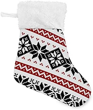 Алаза Божиќни чорапи Снегули Класични персонализирани мали декорации за порибување за семејни сезонски празници за забави Декор од 4.7,87 “