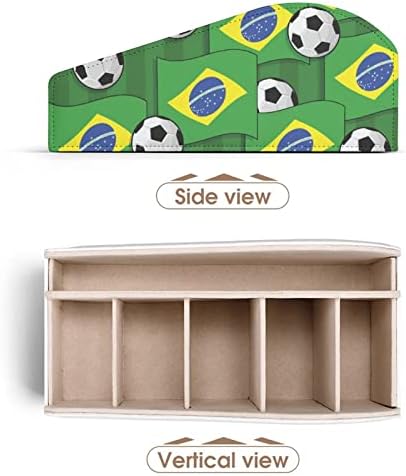 Brazil Soccer Model PU Control Control Control Control Multifunctional Desktop организатор за далечински држачи за ТВ