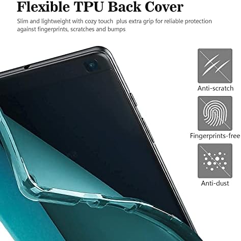 Procase Galaxy Tab A 8.0 2019 T290 T295 Теска тенок мек заштитени куќишта со 2 пакувања заштитени со стакло со стакло