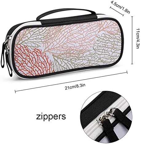 Крајбрежна корална шема, обичен лаптоп ранец ранец за рамо за рамената, патување со џебови со џебови за жени жени