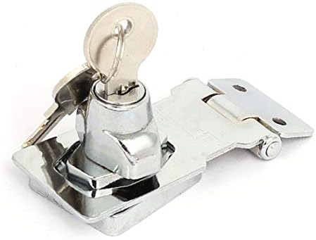 X-Gree 80mmx35mmx30mm клуч за влез 90 степени за ротација за безбедност на заклучување HASP заклучување на бравата (80mmx35mmx30mm Entrada