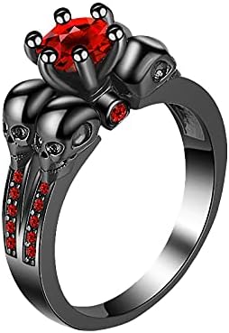 2023 Нови прстени со големина на легура прстен жени 69 подароци накит Свадба Циркон црвени прстени прстенест дијамантски прстен