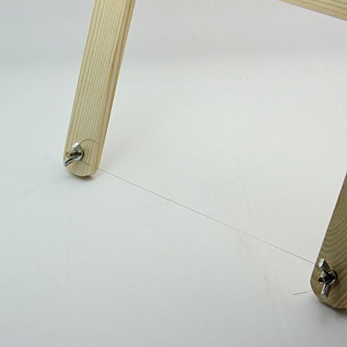 Welliestr 1 парчиња дрвени дрвени сапуни сапун леб жица жица секач за сечење за восок од сапун восок
