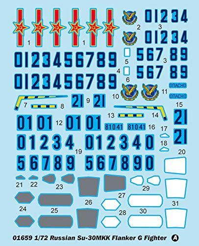 Трамп 1/72 Sukhoi Su30Mkk Flanker g Руски борец