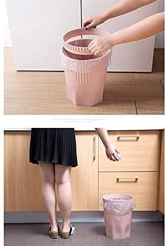 Wxxgy ѓубре за отпадоци за отпадоци за отпадоци од корпа за отпадоци за домашна канцеларија кујна бања за отпадоци/розова
