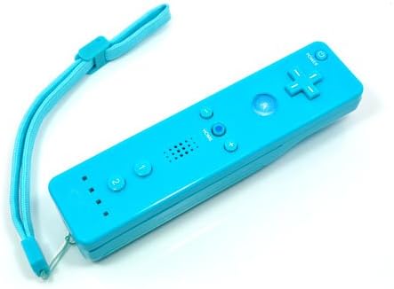 Finejo Blue Далечински Управувач И Nunchuk Контролер Во Собата За Nintendo Wii Игра