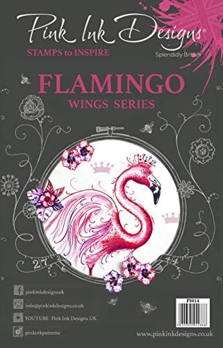 Креативни изрази розово мастило дизајнираат A5 чиста марка сет-фламинго