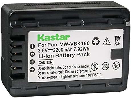 Батеријата на Kastar за Panasonic VW-VBL090, VW-VBK180, VW-VBK180E, VW-VBK360 и SDR-T70, SDR-S70, HDC-SD40, HDC-SD60, HDC-SD80R, HDC-SD90,