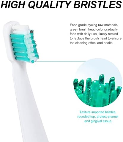Doitool Возрасни деца Електрична четка за заби за орално чистење со 3 четки за четкички кујнски материјали