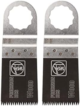 Fein E-Cut Precision видов лопатки со оригинални јапонски заби со двоен ред-тип 122, 2-1/2 x 2, 5-пакет-63502122042