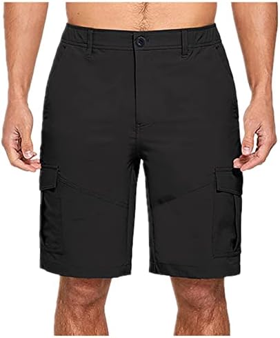 Rtrde Mens Shorts Sports Sports Pocket Workwear Casual Loose Shorts Jogging Cargo за мажи