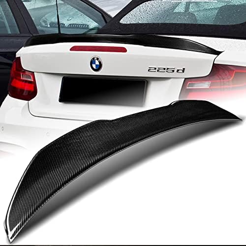 Q1-Tech, Вистински Јаглеродни Влакна Psm-Стил Лифт Порта Багажникот Спојлер Крило Компатибилен со 2015-2021 BMW 2-Серија F23 220i 230i M240i