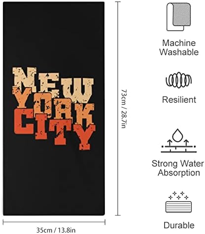 Ретро Newујорк Сити микрофибер рачни крпи Супер апсорбирачки крпи Брзо суво миење на миење садови